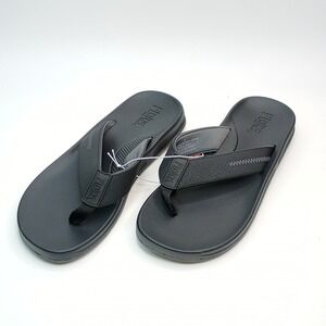 Flojos Flip Flop Men Size 8 Black Synthetic Thong Sandals